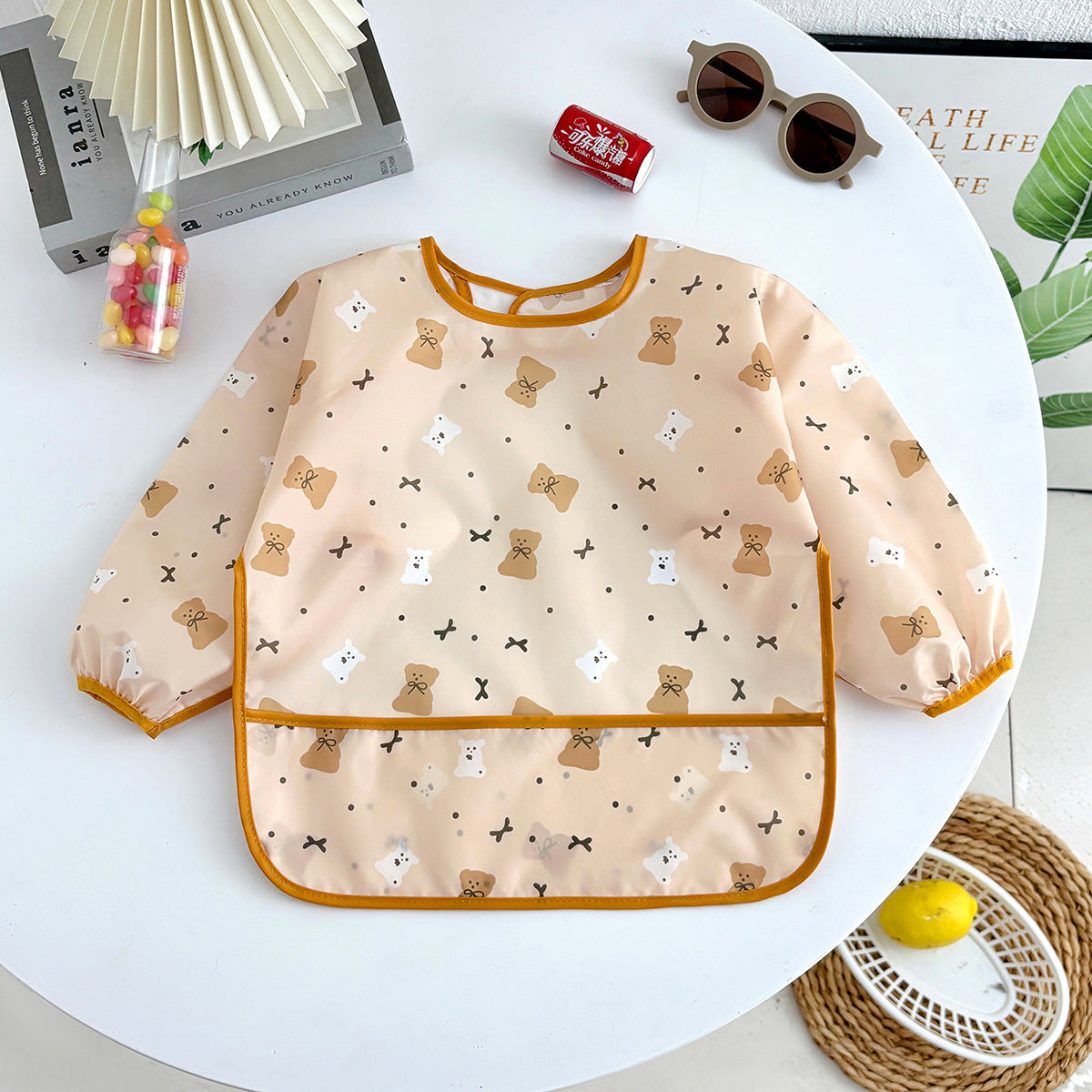 Baby Feeding Bib, Newborn Waterproof Cover Bib
