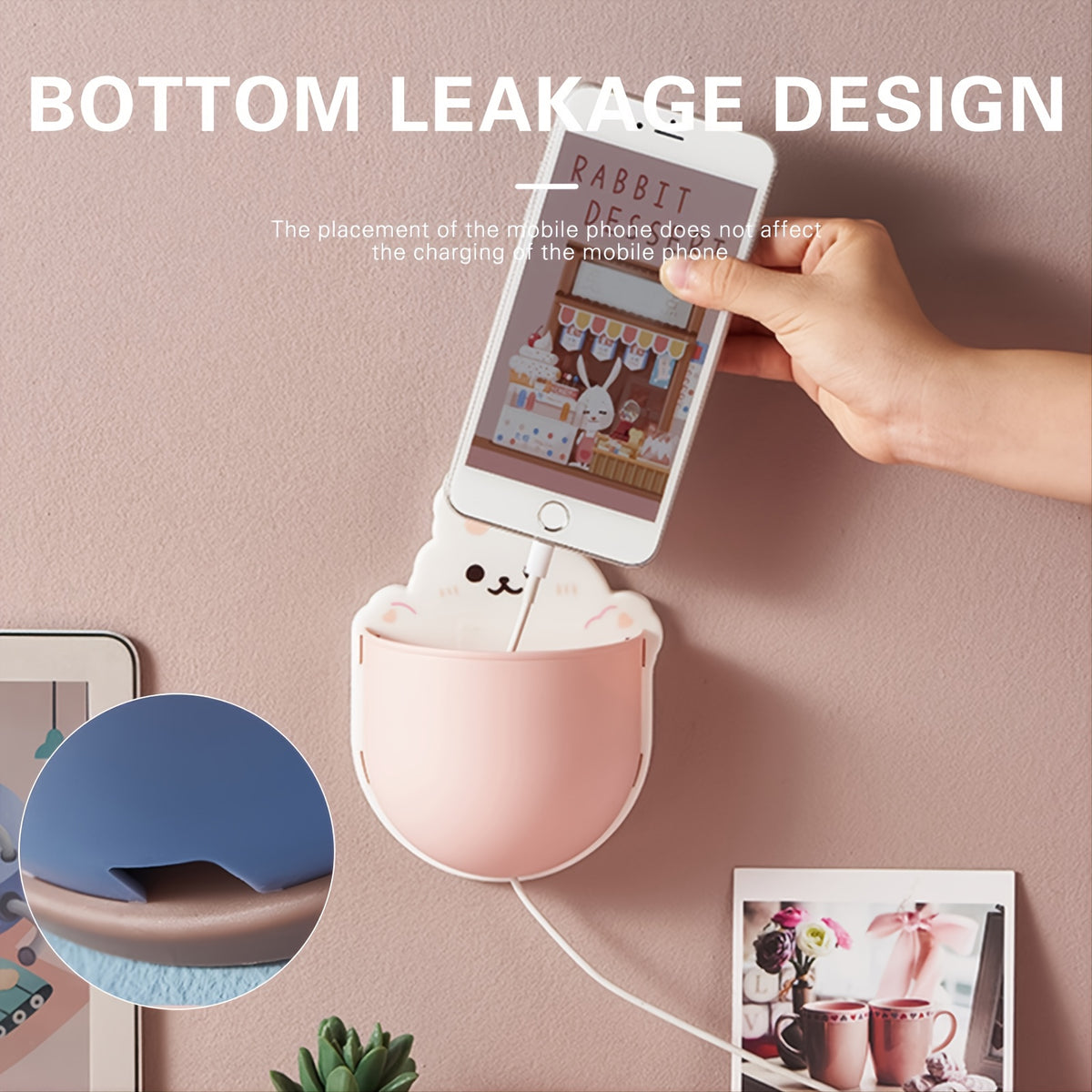 TV Air Conditioner Remote Control Stationery Wall Organizer