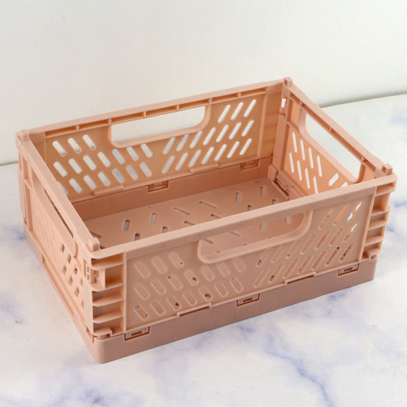 Collapsible Macaron Desk Stationery Sundry Storage Box