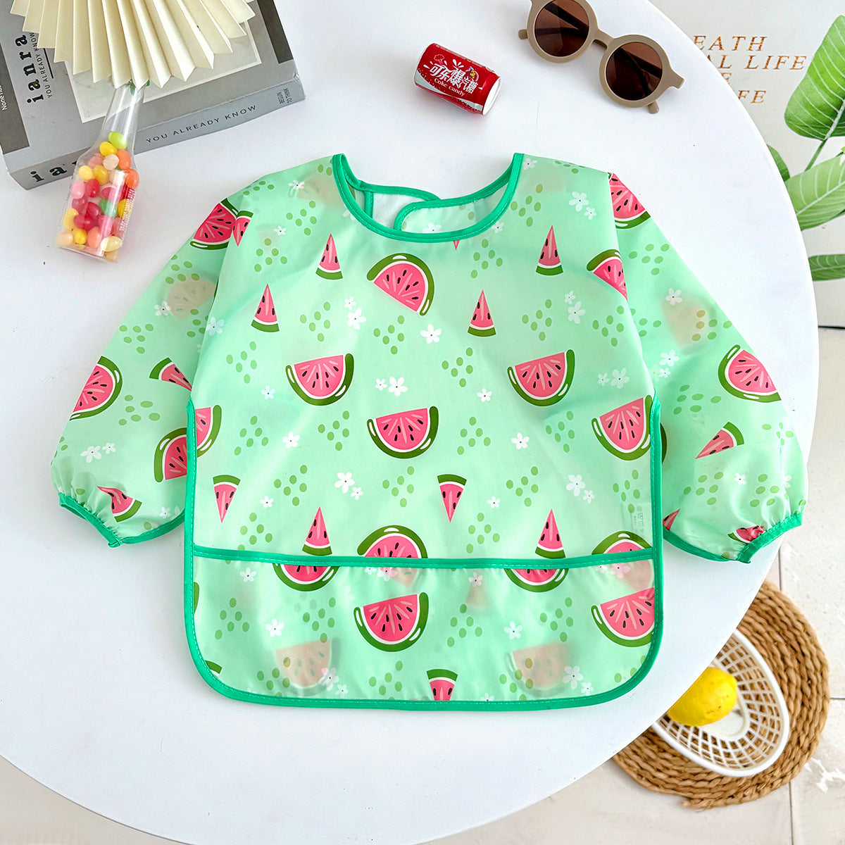 Baby Feeding Bib, Newborn Waterproof Cover Bib