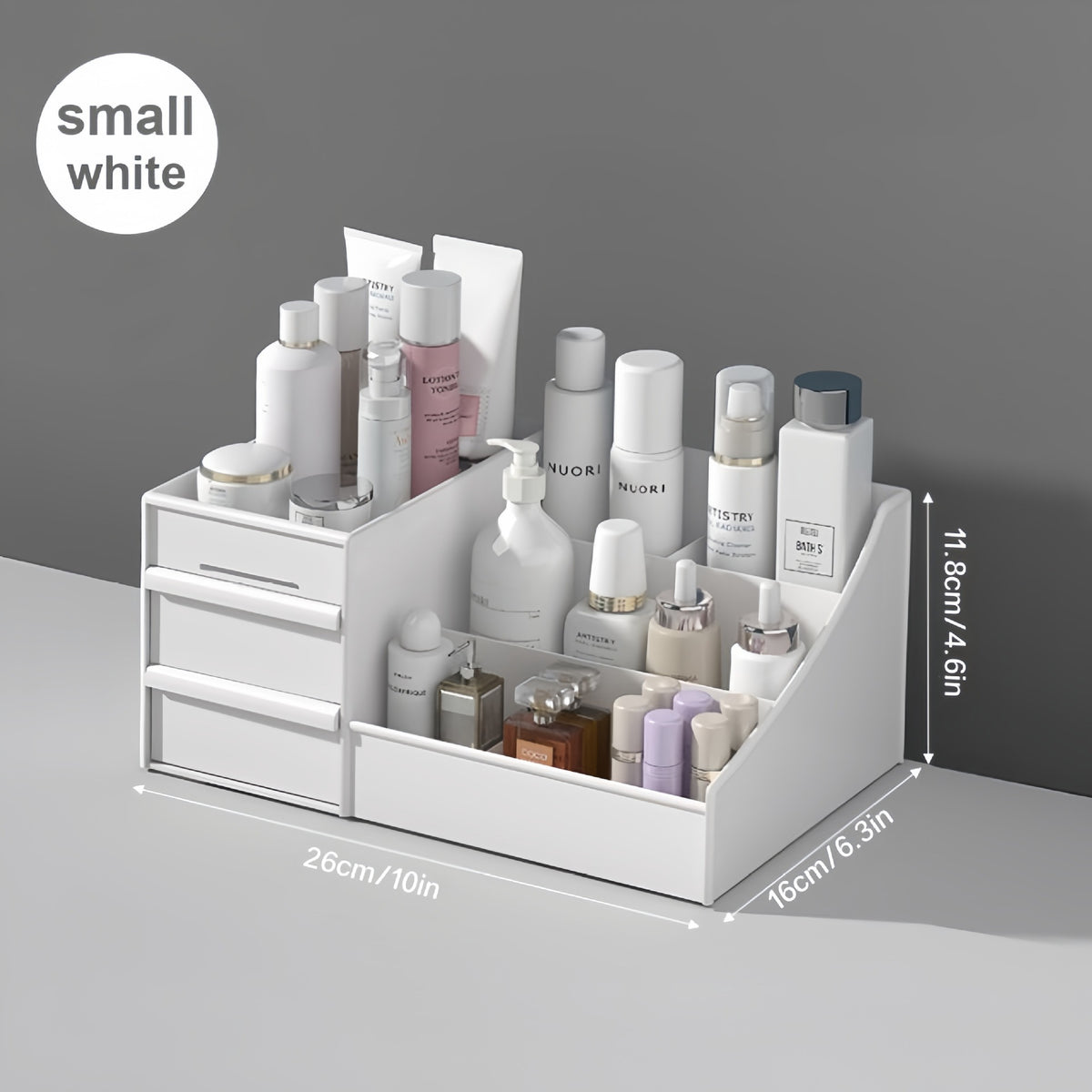 Drawer-style Storage Box Cosmetic Desk Organizer