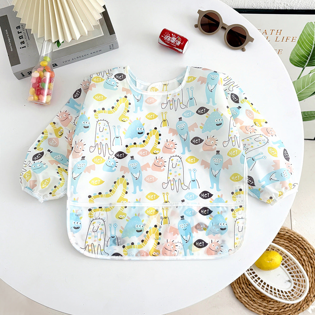 Baby Feeding Bib, Newborn Waterproof Cover Bib