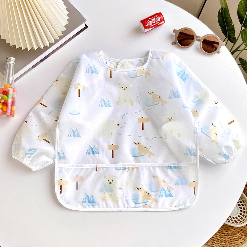 Baby Feeding Bib, Newborn Waterproof Cover Bib