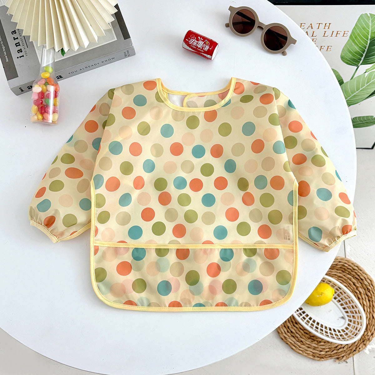 Baby Feeding Bib, Newborn Waterproof Cover Bib