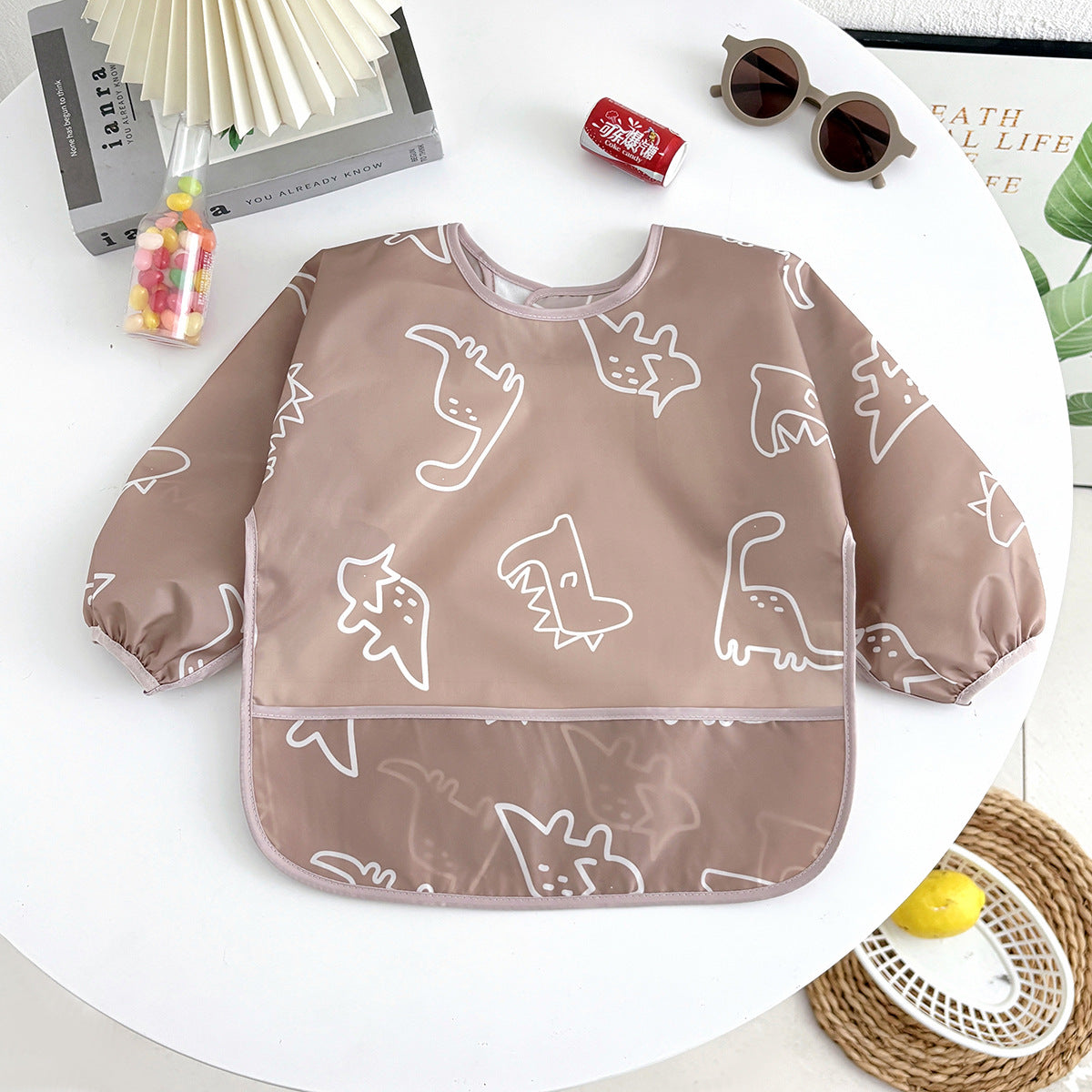 Baby Feeding Bib, Newborn Waterproof Cover Bib